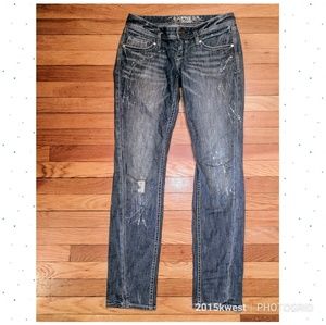 Express Distressed Jeans